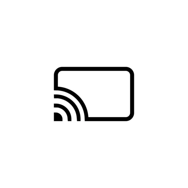 Wifi Simgesi Veya Logo Izole Edilmiş Işaret Vektör Illüstrasyonu Yüksek — Stok Vektör