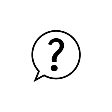 Soru İşareti Simgesi - Tasarım, Sunum, Web Sitesi veya Uygulamalar İçin Vektör, İmza ve Sembol.