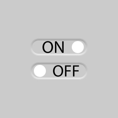 Düzenlenebilir neomorfizm kare şeklindeki güç düğmesi ayarlandı. Web sitesi, mobil menü, navigasyon ve uygulama için kaypak. Gerçekçi vektör tasarımı. Beyaz arkaplanda UI bileşeni izole edildi