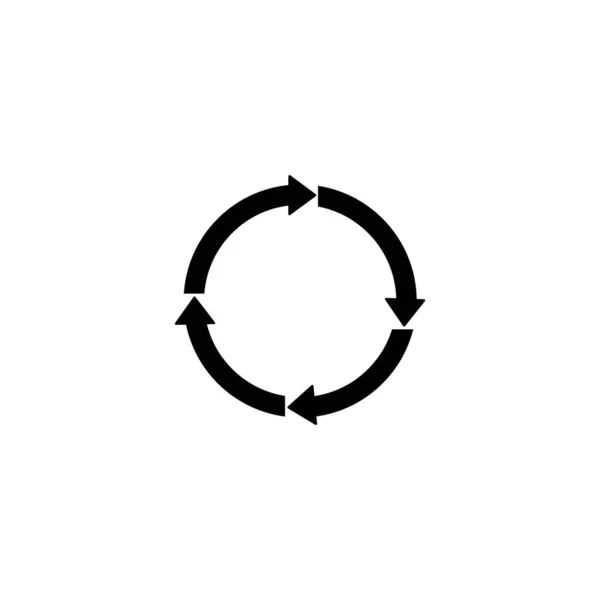 Цикл Иконы Триумфальном Плоском Стиле Изолирован Сером Фоне Символ Успеха — стоковый вектор
