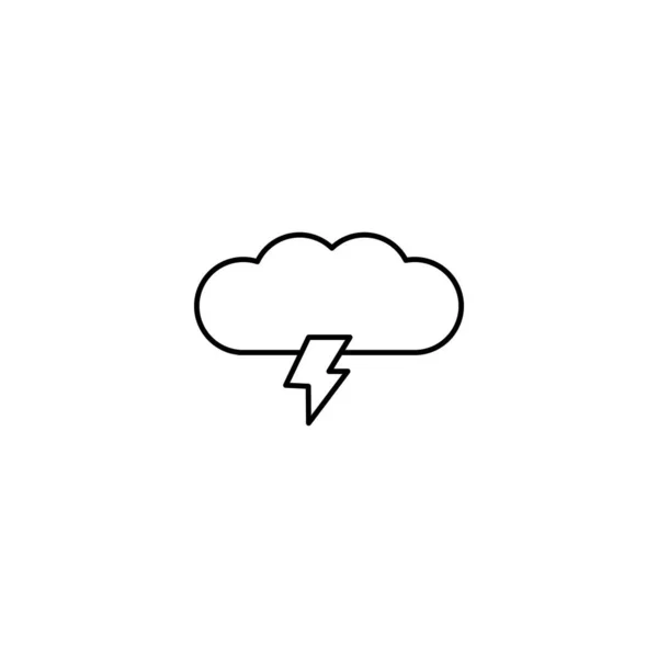 Imagen Vectorial Tormenta Eléctrica Recomendada Para Uso Aplicaciones Web Aplicaciones — Archivo Imágenes Vectoriales