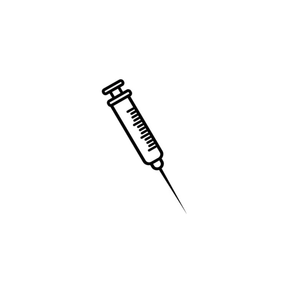 Ikona Inzulínové Injekční Stříkačky Vyplněný Plochý Znak Pro Mobilní Koncept — Stockový vektor