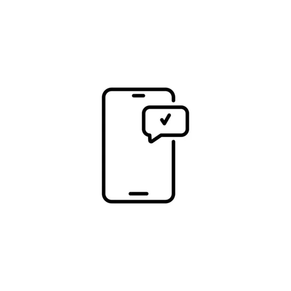 Телефон Векторный Значок Плоско Серый Символ Пиктограмма Выделяется Белом Фоне — стоковый вектор