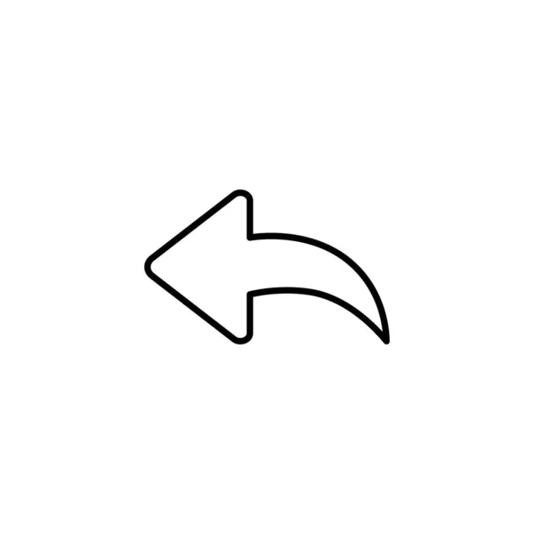 Pfeil Symbol Pfeil Symbol Piktogramm Pfeil Symbol Vektorabbildung Isoliertes Pfeil — Stockvektor