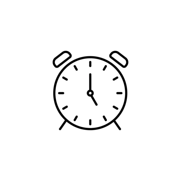 Απλό Χρώμα Προτύπου Εικονιδίου Ώρας Επεξεργάσιμο Χρονική Επιθεώρηση Σύμβολο Διάνυσμα — Διανυσματικό Αρχείο
