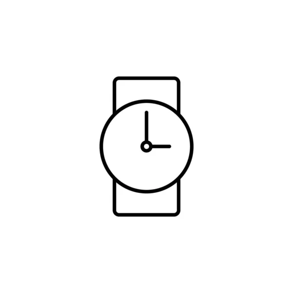 Mejor Del Vector Icono Reloj Pulsera Plantilla Logotipo Ilustración Estilo — Archivo Imágenes Vectoriales