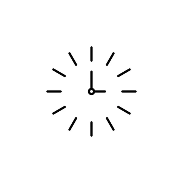 Clock Icon Logo Isolated Sign Symbol Vector Illustration High Quality — 스톡 벡터