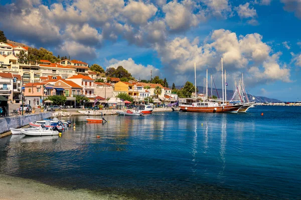 Agia Effimia Kefalonia Yunanistan Eylül 2019 Yunanistan Kefalonia Adası Ndaki — Stok fotoğraf