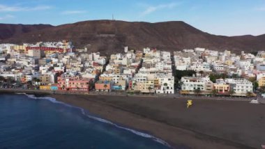 Gran Tarajal, Fuerteventura, Kanarya Adaları, İspanya. Fuerteventura bayramları, Gran Tarajal kıyı kasabası. Kanarya Adaları, İspanya. 