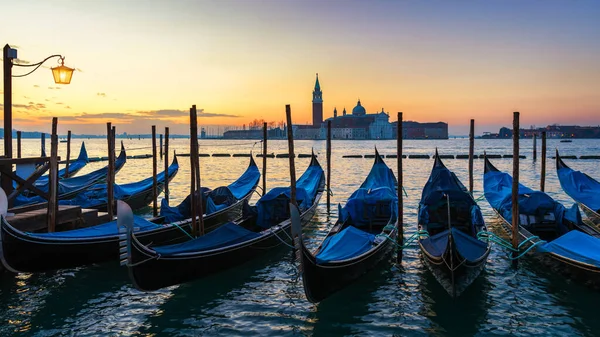 Východ Slunce Náměstí San Marco Benátky Itálie Benátky Canal Grande — Stock fotografie