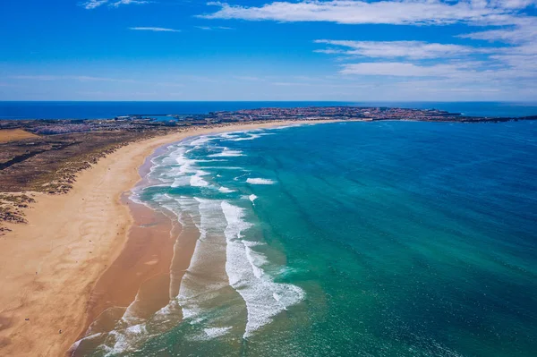 Strand Van Campismo Strand Van Dunas Eiland Baleal Bij Peniche — Stockfoto