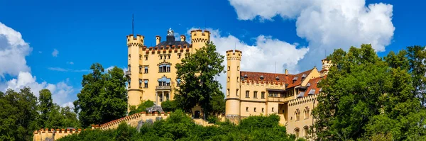 Hohenschwangau Castle Fussen Bavaria Germany Palace King Ludwig Schwangau Village — Stock Photo, Image