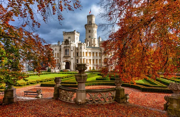 Castle Hluboka Nad Vltavou One Most Beautiful Castles Czech Republic — Stock Photo, Image