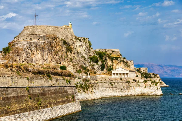 Old Venetian Fortress Corfu Town Corfu Greece Old Fortress Corfu — Stockfoto