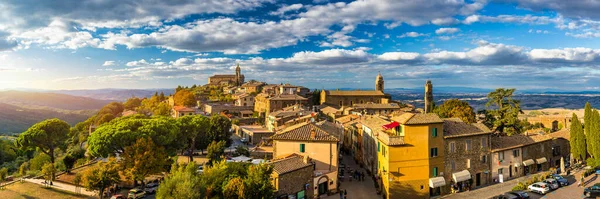 View Montalcino Town Tuscany Italy Montalcino Town Takes Its Name — Fotografia de Stock