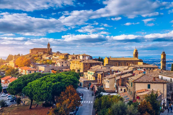 View Montalcino Town Tuscany Italy Montalcino Town Takes Its Name — стоковое фото