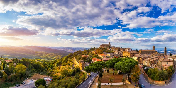 View Montalcino Town Tuscany Italy Montalcino Town Takes Its Name — ストック写真