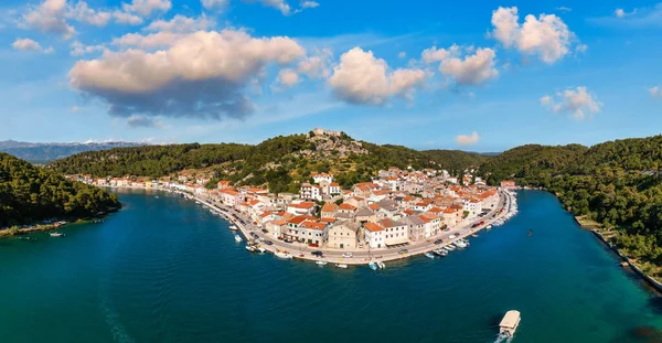 Novigrad Bahía Dalmatinski Vista Panorámica Dalmacia Croacia Novigrad Bahía Dalmatinski — Foto de Stock