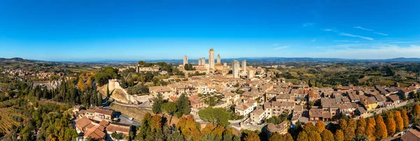 Ciudad San Gimignano Toscana Italia Con Sus Famosas Torres Medievales —  Fotos de Stock