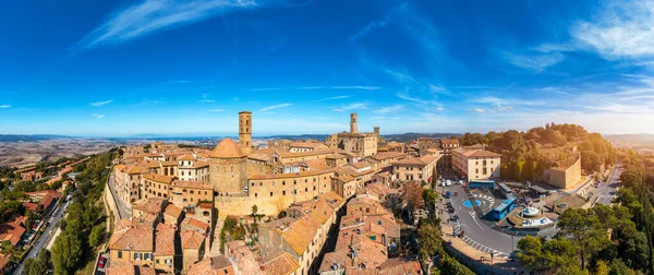 Tuscany Volterra Town Skyline Church Panorama View Maremma Italy Europe — Fotografia de Stock