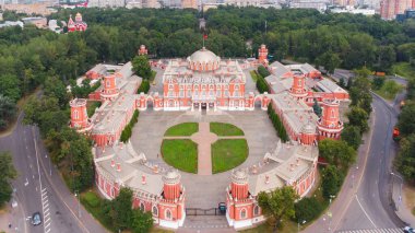 Petrovsky Sarayı yukarıdan, Moskova yazın