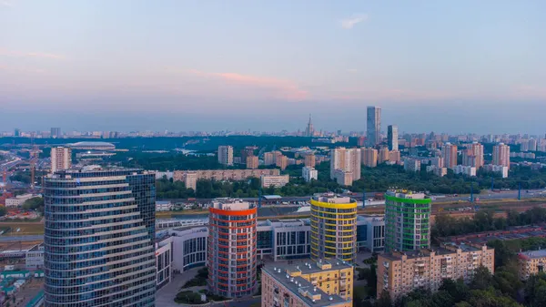 Вид Высоты Дорогомиловского Района Москвы — стоковое фото