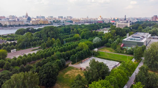 Gorky Park Été Partir Une Hauteur Moscou — Photo