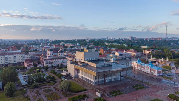 Томський Обласний Драматичний Театр Зверху — стокове фото