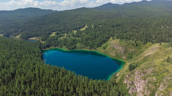 Lago Uch Kol Uma Altura República Mountain Altai Rússia — Fotografia de Stock
