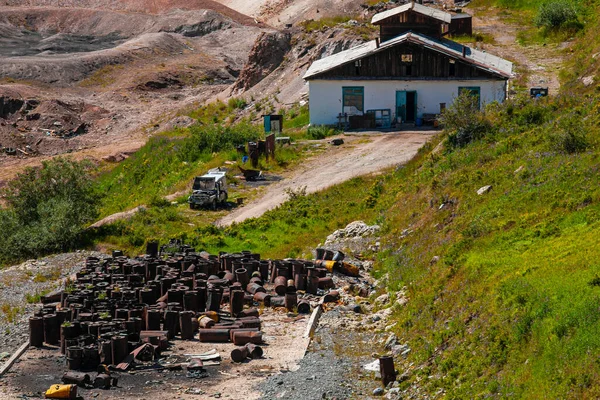 Mineração Mercúrio Rússia República Gorny Altai — Fotografia de Stock
