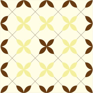 Kahverengi ve sarı çiçekli arkaplan