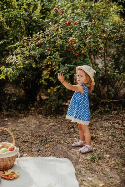 Parkta turtası olan küçük kız