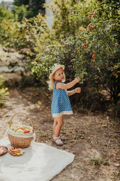 Parkta turtası olan küçük kız
