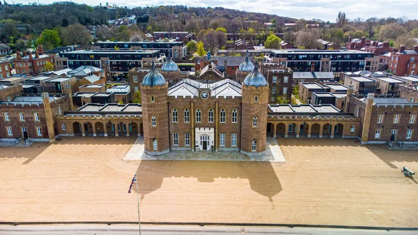 Gyönyörű Kilátás Nyílik Királyi Katonai Akadémiára Woolwich Londonban — Stock Fotó