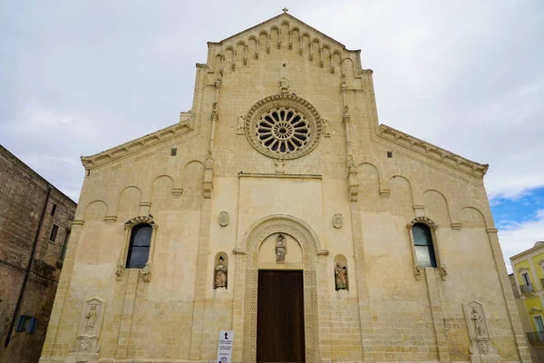 Cattedrale Matera Una Cattedrale Cattolica Matera Basilicata — Foto Stock