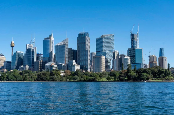 Gündüz Vakti Güzel Sydney Silueti Nsw Avustralya — Stok fotoğraf