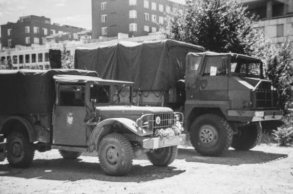 Camión Del Ejército Estacionado Ciudad Pegaso 3046 — Foto de Stock