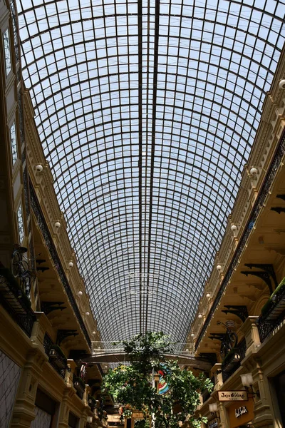 Interiér Obchodního Domu Gum Skleněnou Střechou — Stock fotografie