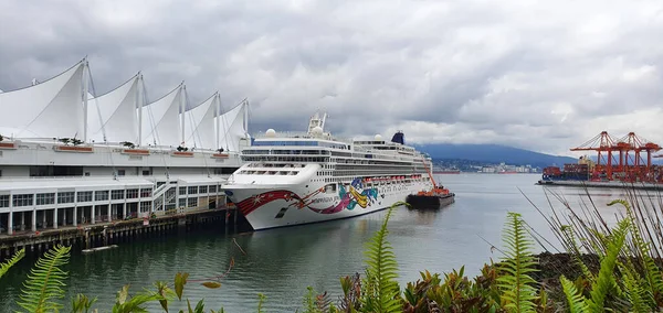 Kreuzfahrtschiff Hafen Von Vancouver Norwegian Jewel Kanada Eintrittshafen — Stockfoto
