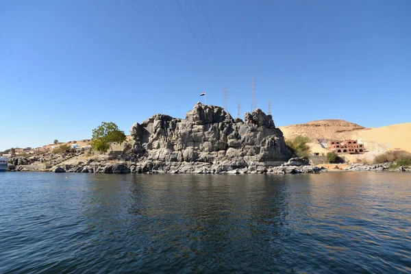 Croisière Sur Nil Assouan Paysages Egypte — Photo