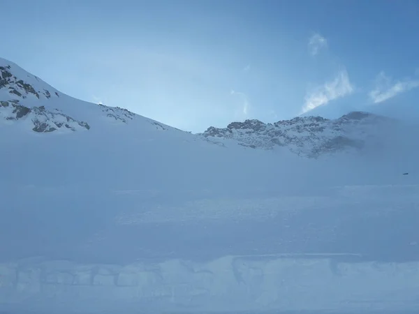 Skiën Moritz Winter — Stockfoto