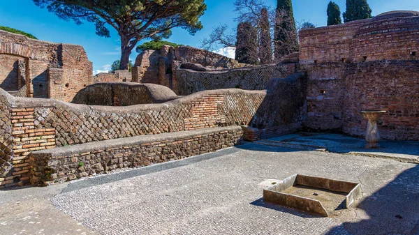 2022 Roma Ostia Antica Thermopolium Diana — Stok fotoğraf