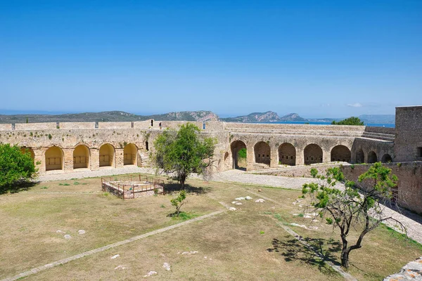 Fortaleza Pylos Niokastro Comenzó Ser Construida Por Los Otomanos 1573 — Foto de Stock