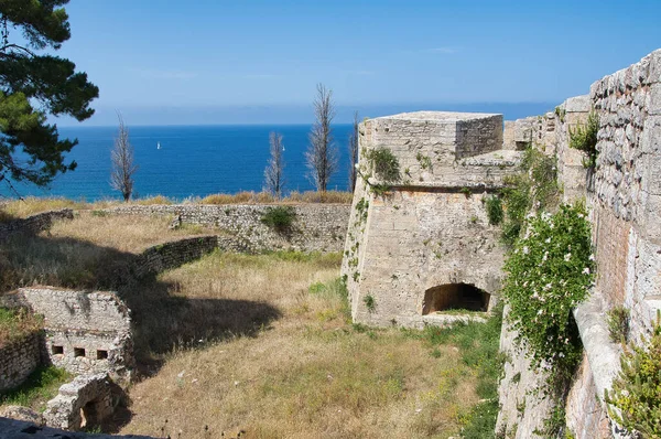Fortaleza Pylos Niokastro Comenzó Ser Construida Por Los Otomanos 1573 —  Fotos de Stock