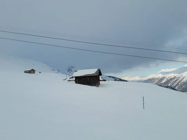 Skifahren Moritz Winter — Stockfoto