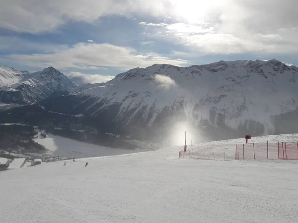 Skifahren Moritz Winter — Stockfoto