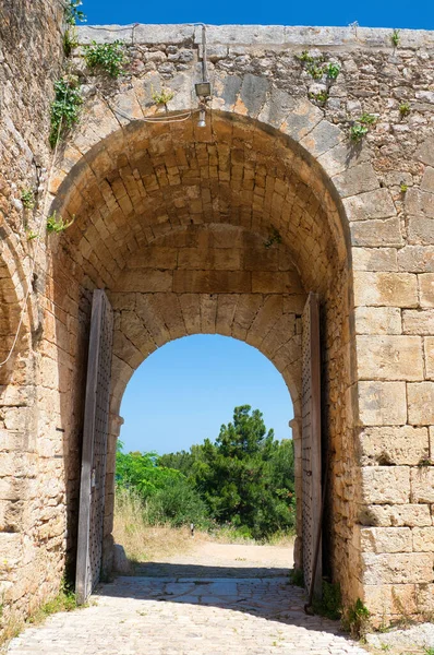 Pylos Erődöt Niokastro 1573 Ban Kezdték Építeni Oszmánok Röviddel Nafpaktos — Stock Fotó