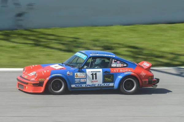 Alemania Coche Deportivo Corriendo Carrera Porsche 911 —  Fotos de Stock
