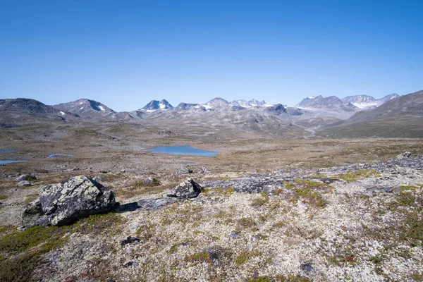 挪威Besseggen和Jotunhemen周围的山脉和景观 — 图库照片