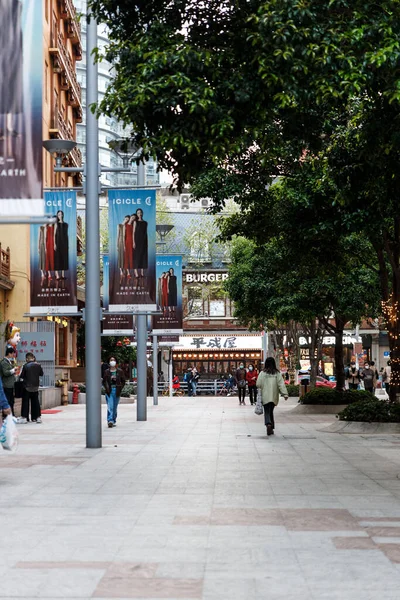 Vertical Shot Street People — Stock Photo, Image